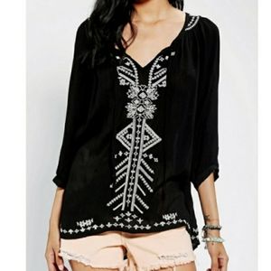 Urban Outfitters Top Ecote Embroidered Boho UO